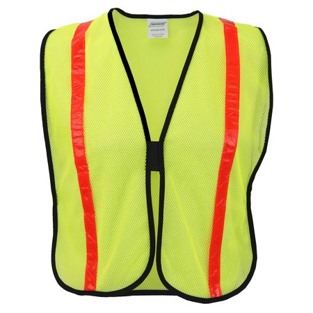 IRONWEAR Standard Polyester Safety Vest w/ 1" Reflective Tape 1216